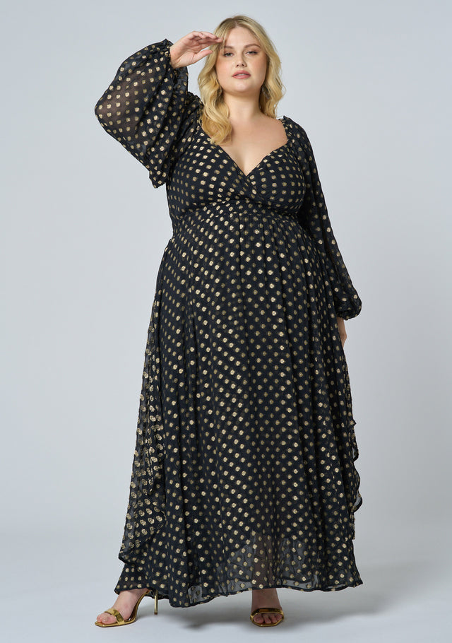 Mystic Moonlight Maxi Dress