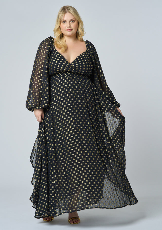 Mystic Moonlight Maxi Dress