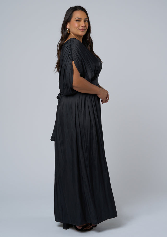 Aphrodite Satin Maxi Dress