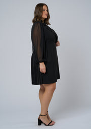 Feverish Nights Tuxedo Mini Dress