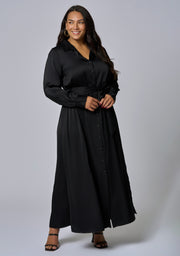 Lesley Satin Maxi Dress