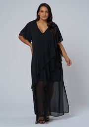 Forbidden Feline Maxi Dress