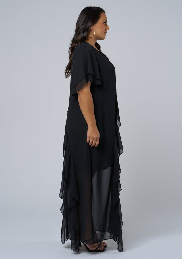 Forbidden Feline Maxi Dress
