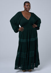Sunset Shadows Maxi Dress