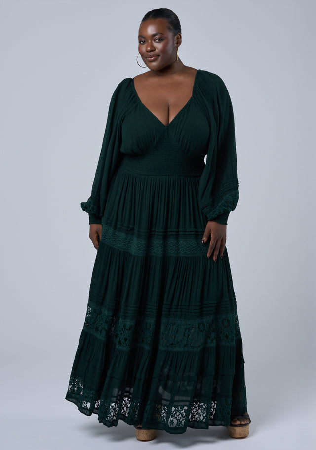 Sunset Shadows Maxi Dress