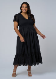 Anastasia Broderie Midi Dress