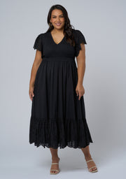 Anastasia Broderie Midi Dress