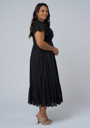Anastasia Broderie Midi Dress