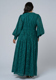 Evelyn Broderie Maxi Dress