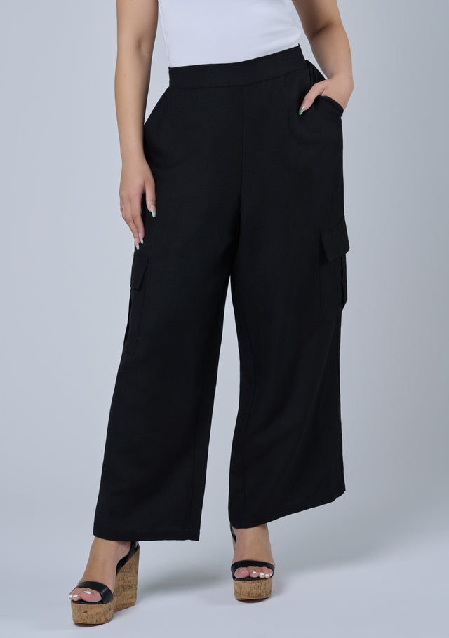 Hayley Cargo Linen Pant