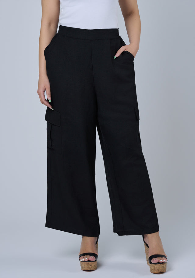 Hayley Cargo Linen Pant