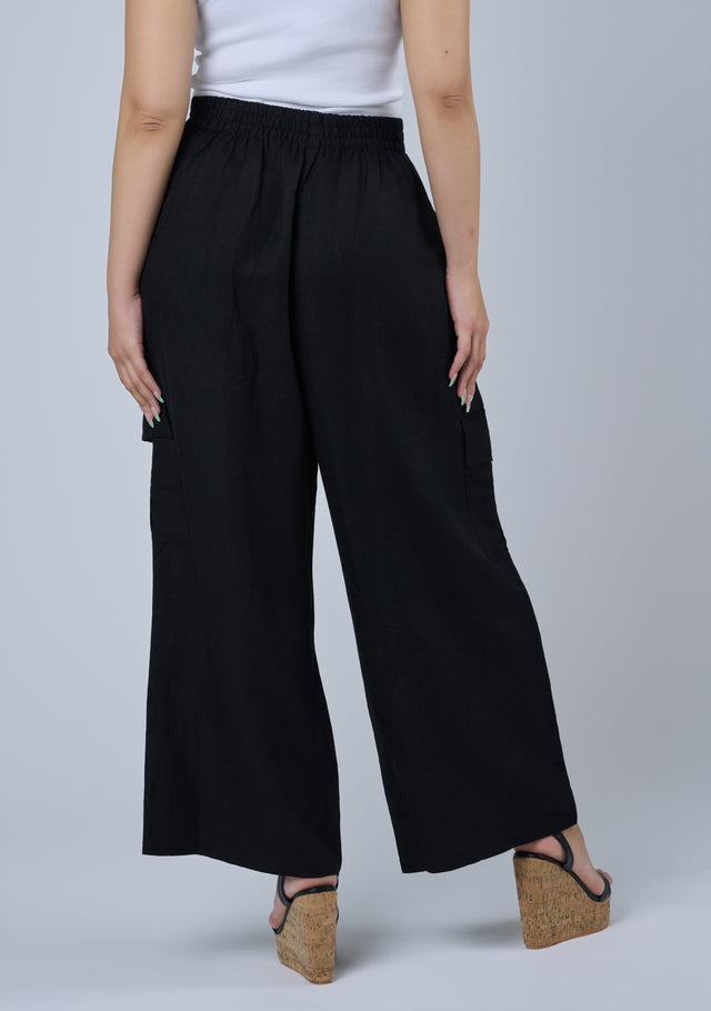 Hayley Cargo Linen Pant