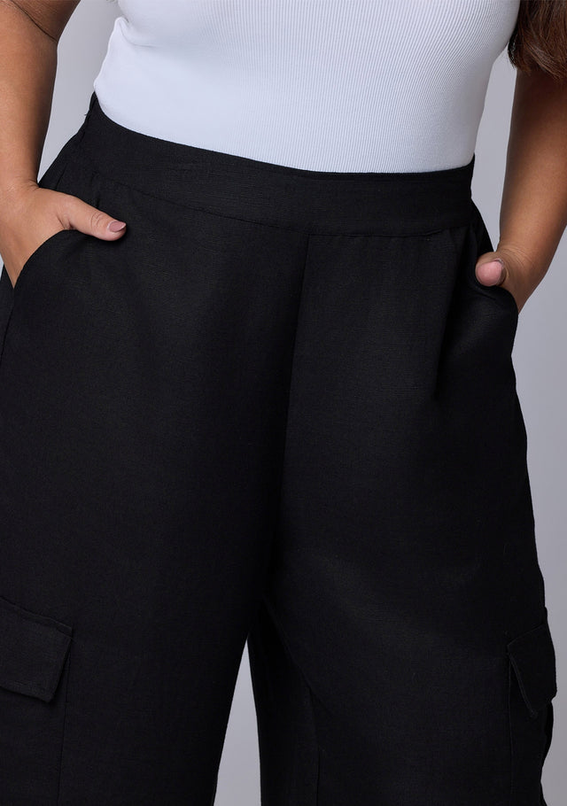 Hayley Cargo Linen Pant