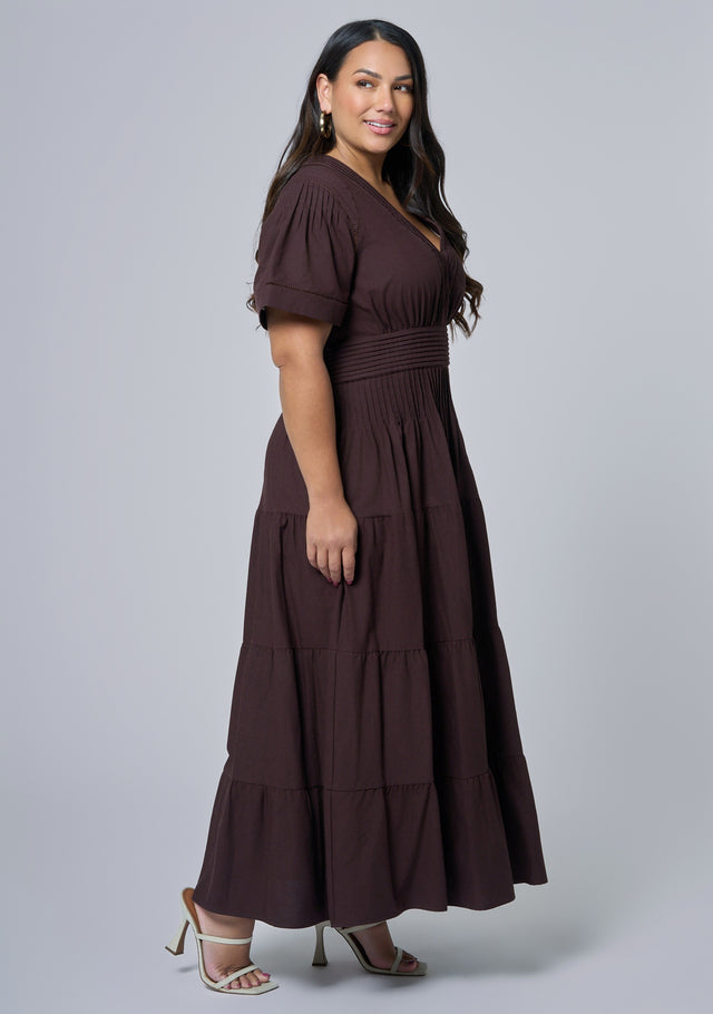Abby Linen Maxi Dress