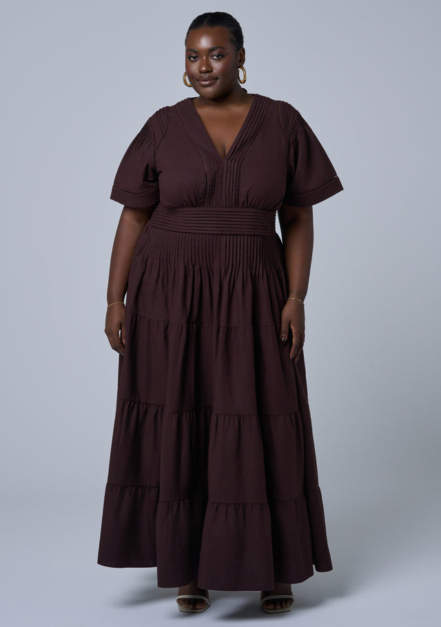 Abby Linen Maxi Dress