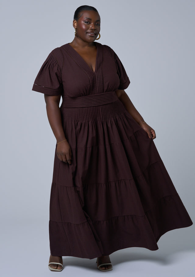 Abby Linen Maxi Dress