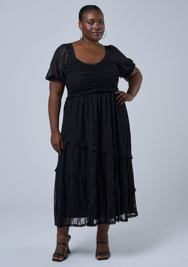 Highway Lace Midi Dress