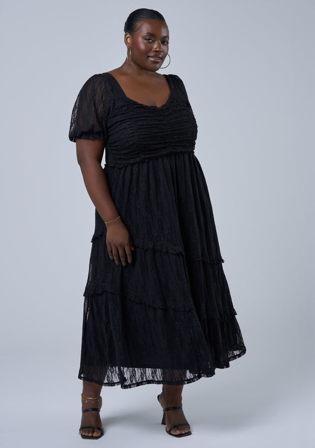 Highway Lace Midi Dress
