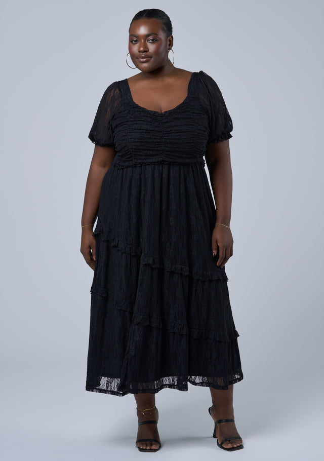 Highway Lace Midi Dress