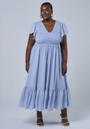 Anastasia Broderie Midi Dress