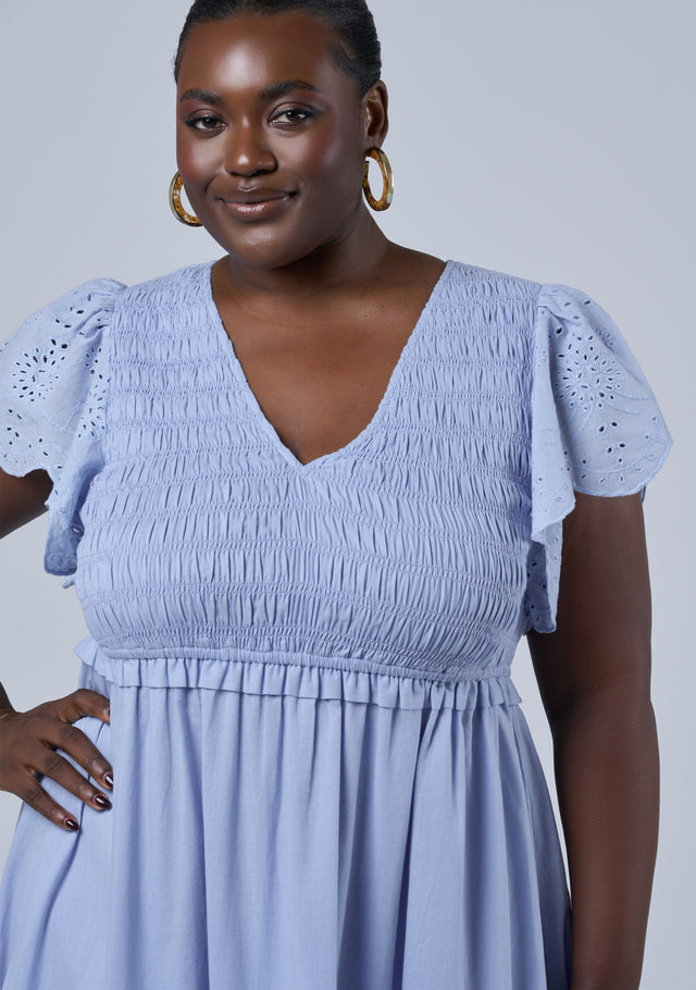 Anastasia Broderie Midi Dress