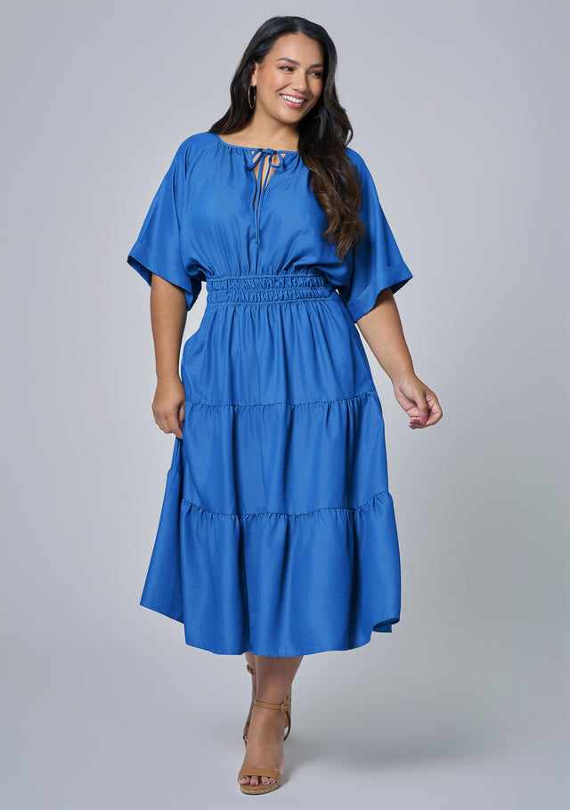 Skye Chambray Midi Dress