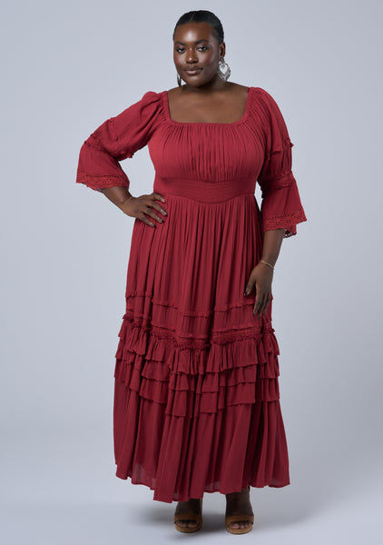 Curves Big And Curvy Clothing Plus Size Sultry Double Slit Dress