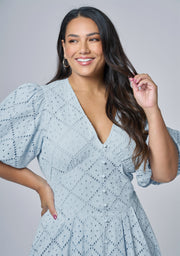 Sophia Broderie Maxi Dress