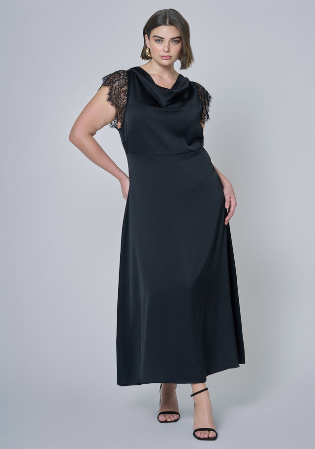 Allure Satin Maxi Dress