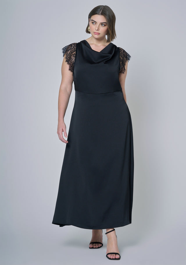 Allure Satin Maxi Dress