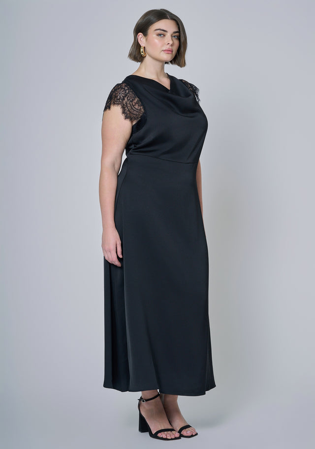 Allure Satin Maxi Dress