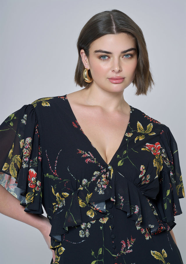 Lavinia Frill Maxi Dress