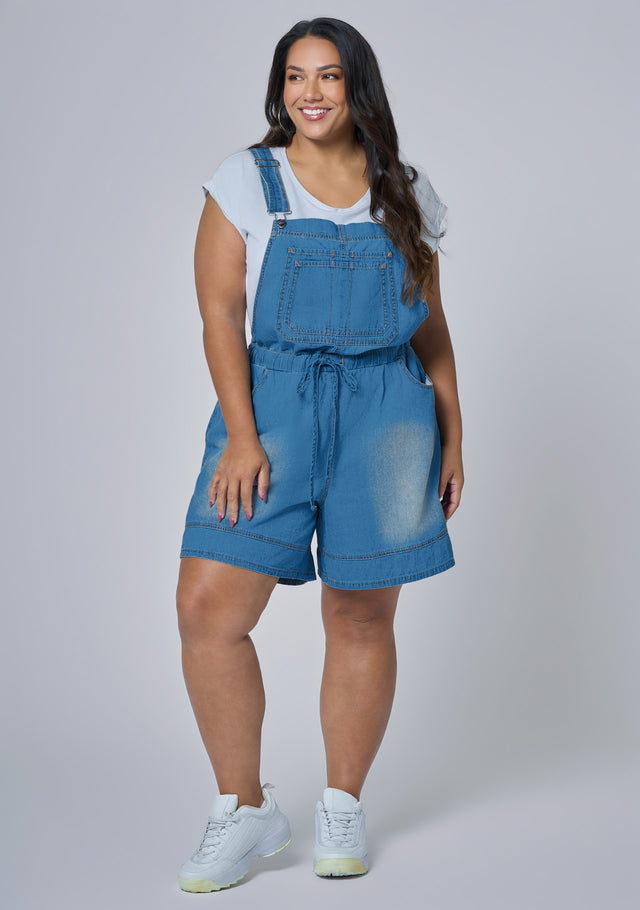 Peyton Chambray Romper