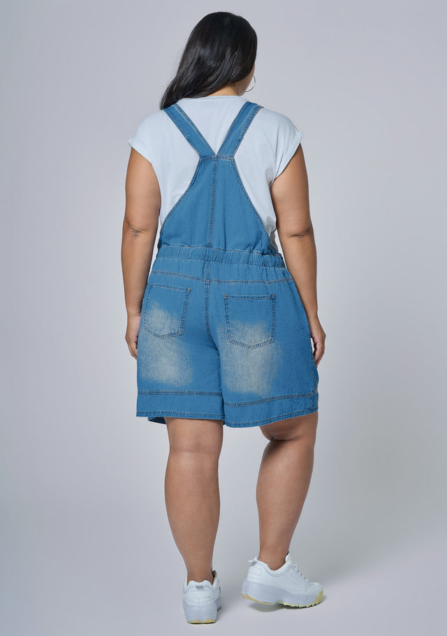 Peyton Chambray Romper