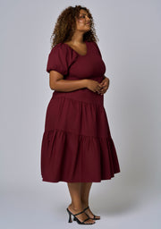 Miley Asymmetric Midi Dress