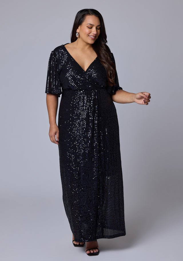 Lure Sequin Maxi Dress