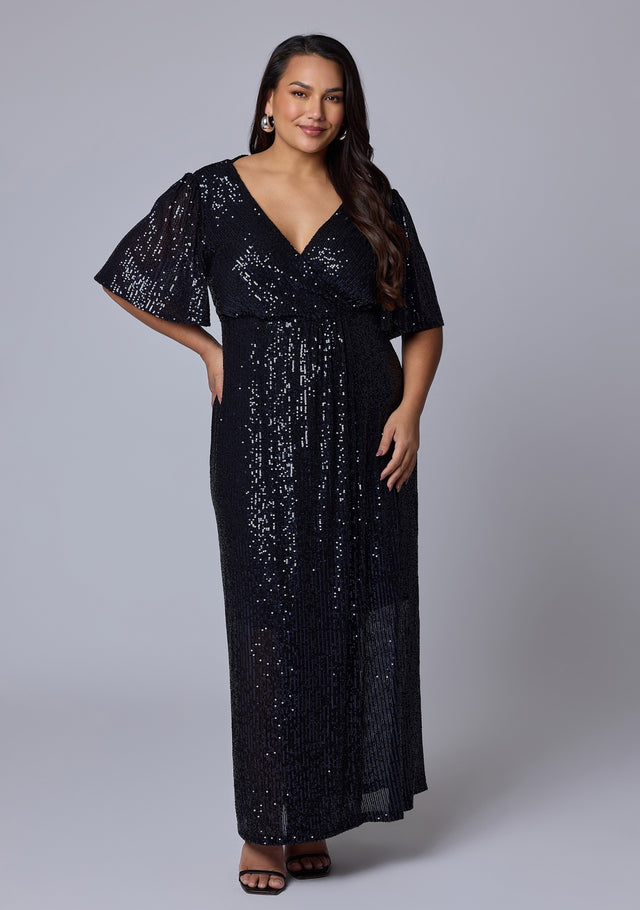 Lure Sequin Maxi Dress