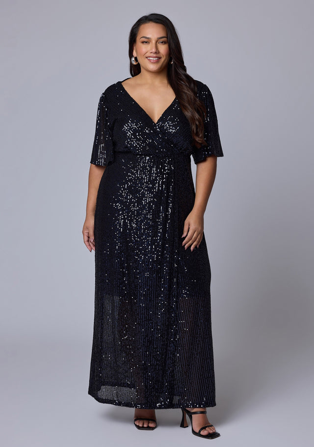 Lure Sequin Maxi Dress