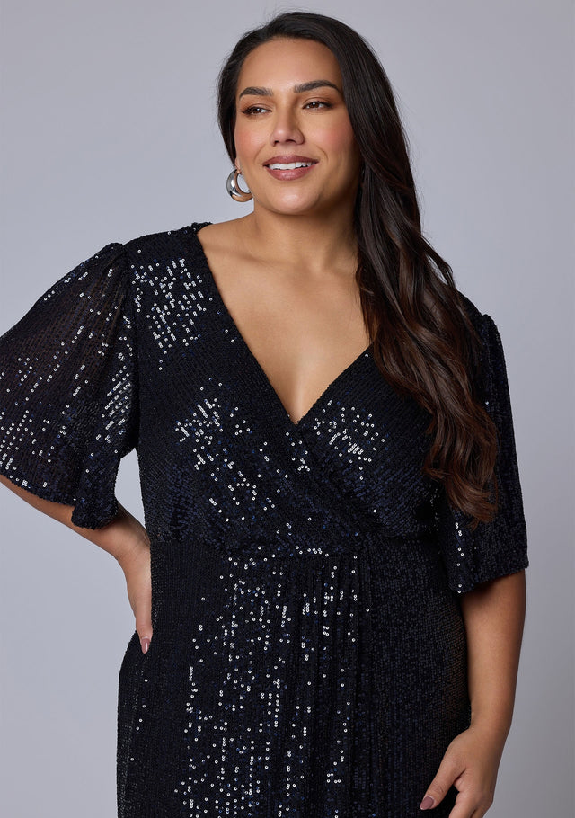 Lure Sequin Maxi Dress