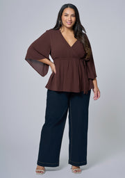 Salma Wrap Blouse