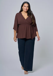 Salma Wrap Blouse