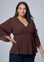 Salma Wrap Blouse