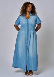 Tara Chambray Maxi Dress