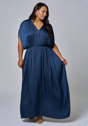 Aphrodite Satin Maxi Dress