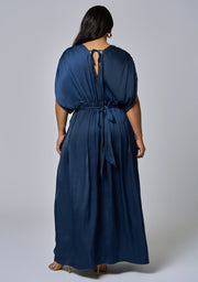 Aphrodite Satin Maxi Dress