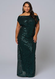 Platinum Nights Sequin Maxi Dress