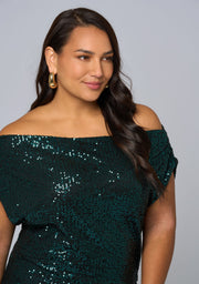 Platinum Nights Sequin Maxi Dress