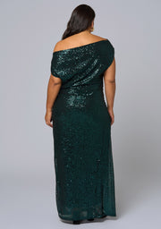 Platinum Nights Sequin Maxi Dress