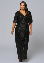 Lure Sequin Maxi Dress