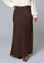 Luxe Satin Maxi Skirt